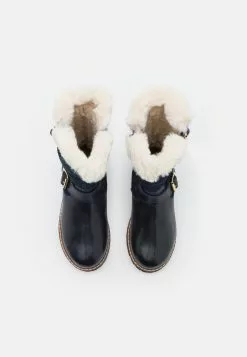 Friboo Leather - Snowboots- Dark Blue -Aanbiedingen Kleding Trend Winkel 06845ee52273487d8a3d44602b5fc352
