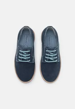 Friboo Leather - Sportieve Veterschoenen - Dark Blue -Aanbiedingen Kleding Trend Winkel 103f8aee896049c19a124e9f03611840