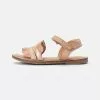 Friboo Leather Strappy Sandals - Sandalen - Rose Gold/Coloured