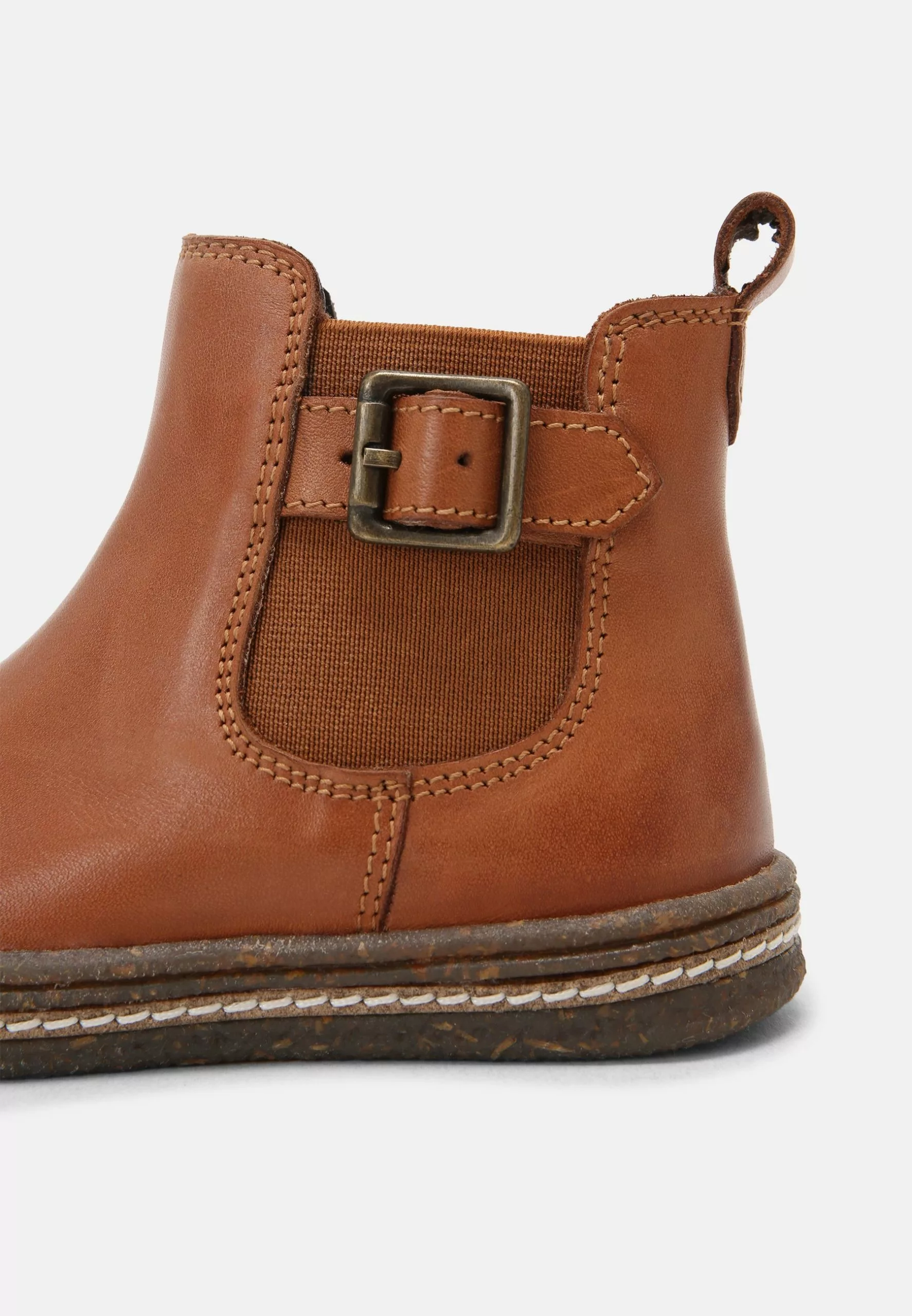 Friboo Leather Booties - Korte Laarzen - Cognac 7 Friboo Leather Booties - Korte Laarzen - Cognac - Afbeelding 7