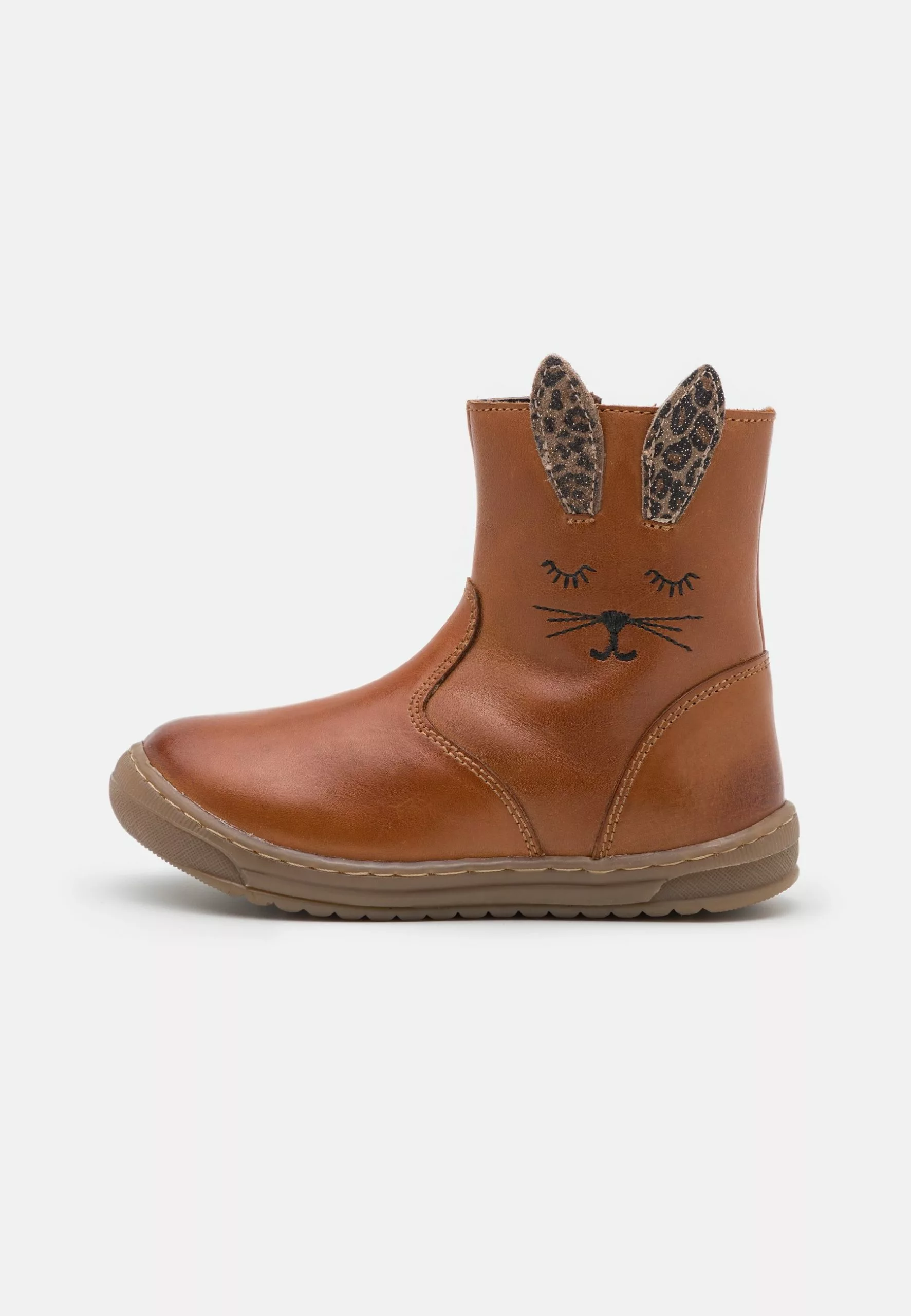 Friboo Leather - Korte Laarzen - Cognac 1 Friboo Leather - Korte Laarzen - Cognac