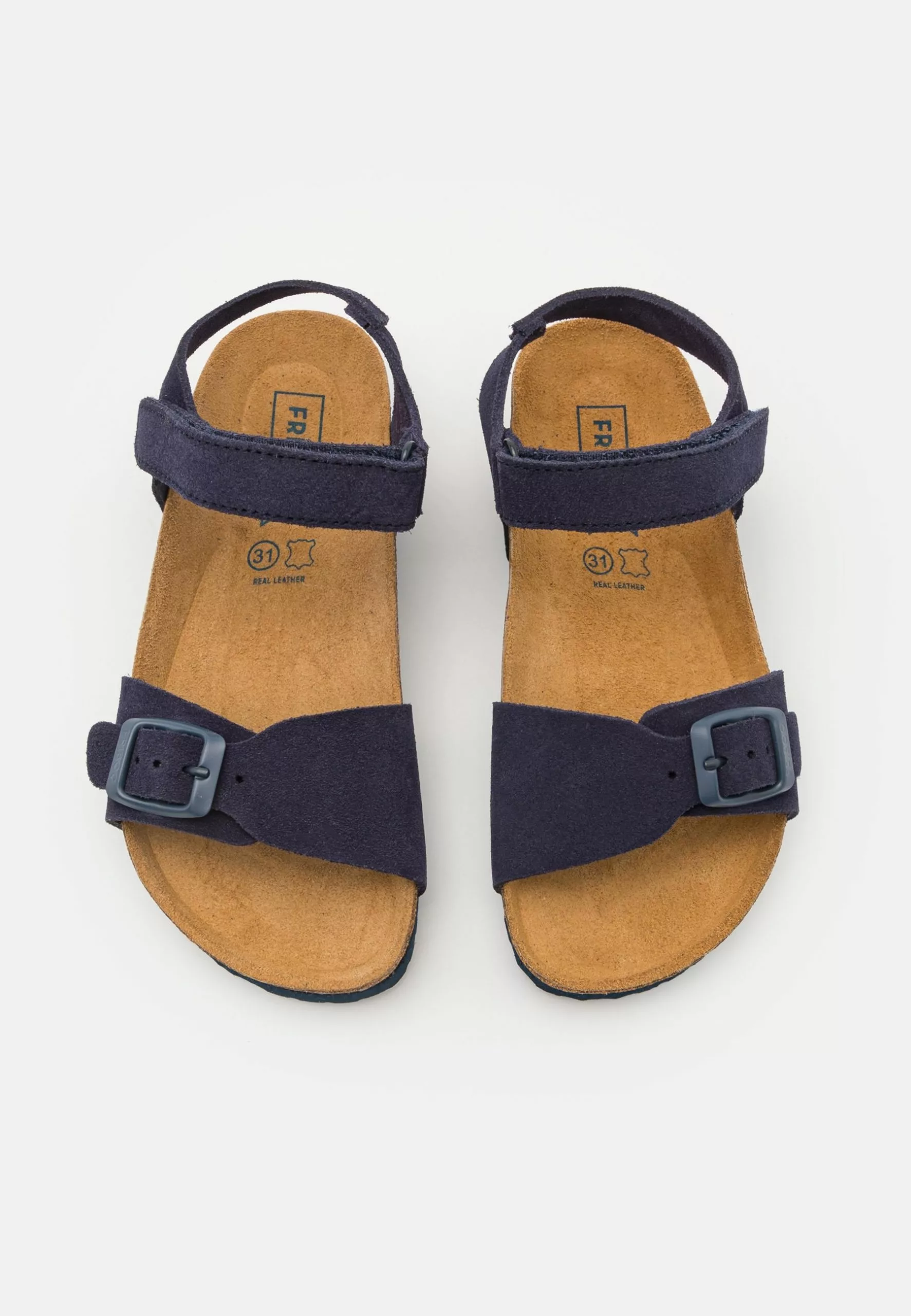 Friboo Leather Bio Sandals - Sandalen - Dark Blue 4 Friboo Leather Bio Sandals - Sandalen - Dark Blue - Afbeelding 4
