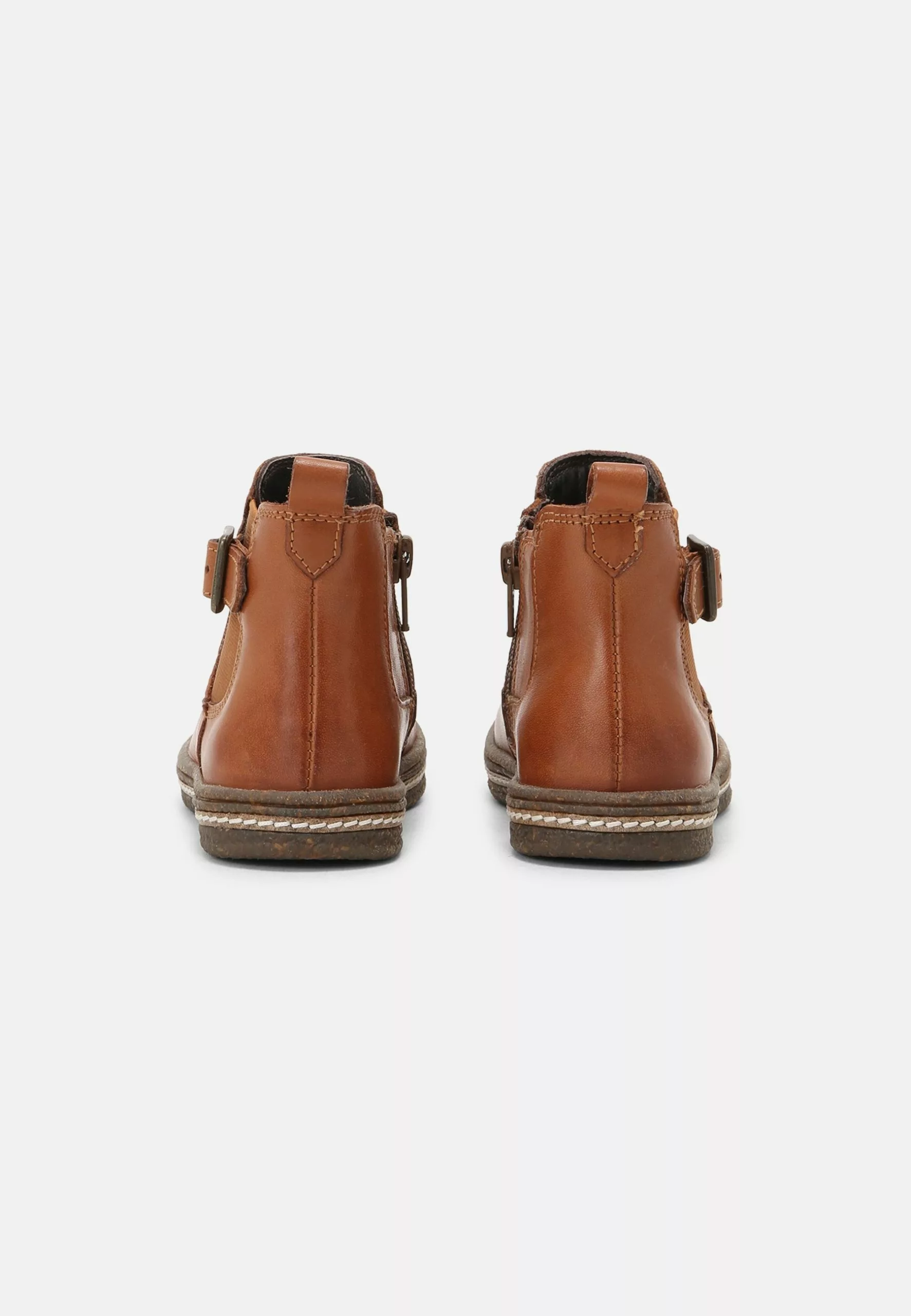 Friboo Leather Booties - Korte Laarzen - Cognac 3 Friboo Leather Booties - Korte Laarzen - Cognac - Afbeelding 3