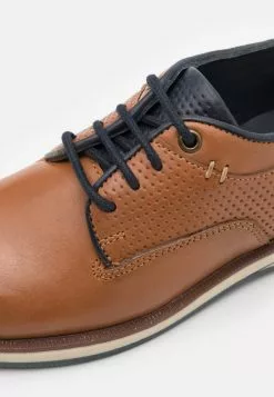 Friboo Leather - Sportieve Veterschoenen - Cognac -Aanbiedingen Kleding Trend Winkel 4c0cb50b18b74ec98c33069fc784604f
