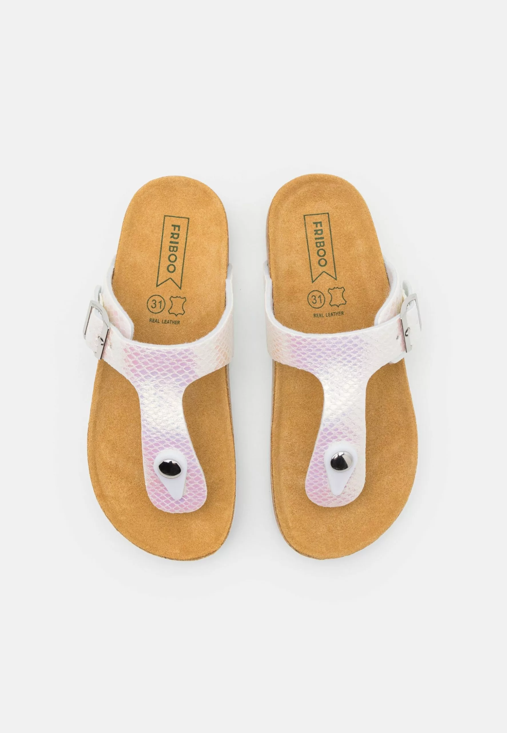 Friboo Teensandalen - White 4 Friboo Teensandalen - White - Afbeelding 4