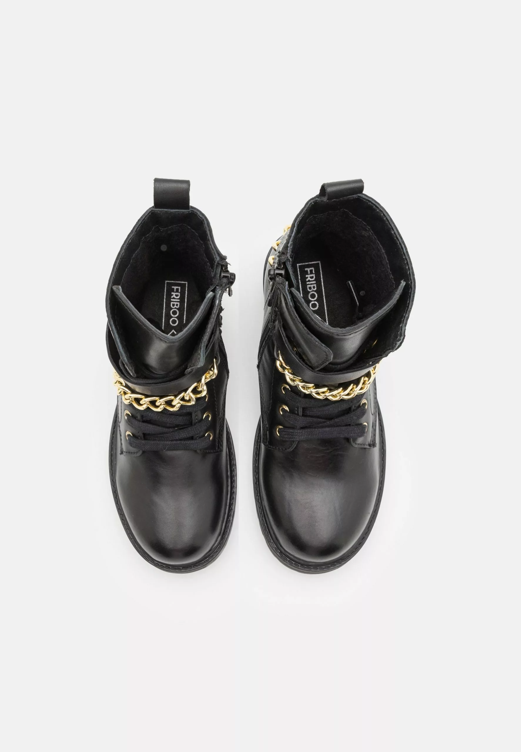 Friboo Leather Booties - Korte Laarzen - Black 4 Friboo Leather Booties - Korte Laarzen - Black - Afbeelding 4