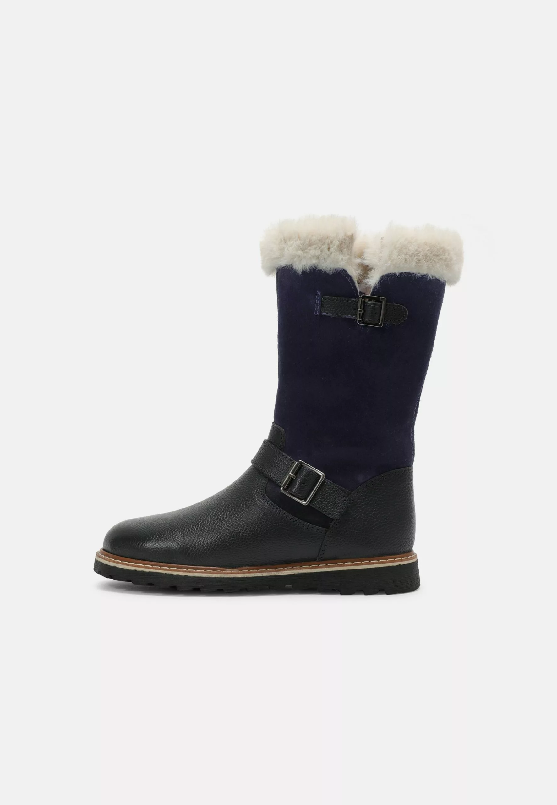 Friboo Leather - Snowboots- Dark Blue 1 Friboo Leather - Snowboots- Dark Blue