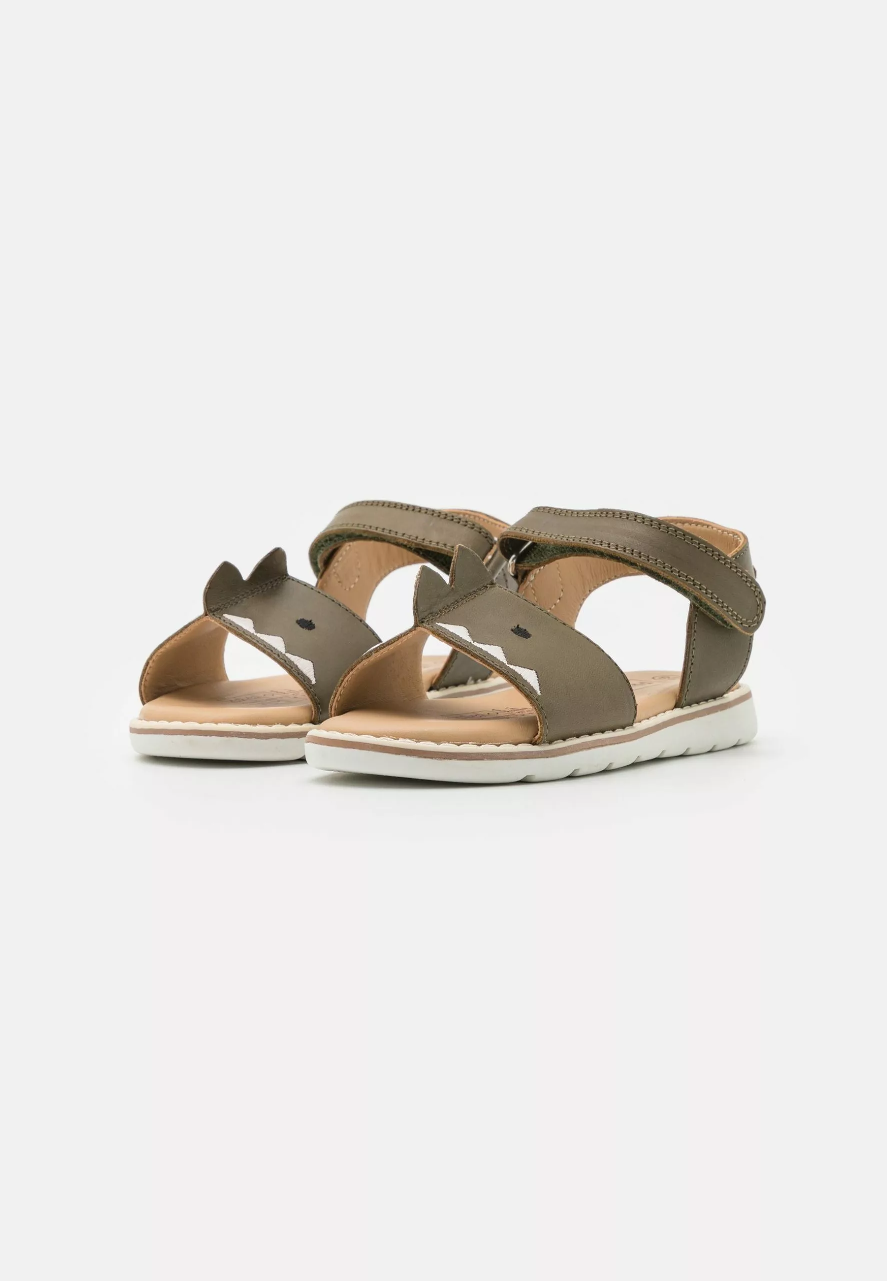 Friboo Leather - Sandalen - Khaki 2 Friboo Leather - Sandalen - Khaki - Afbeelding 2