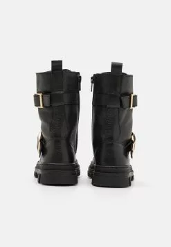 Friboo Leather - Veterlaarzen -Black -Aanbiedingen Kleding Trend Winkel 92a96d14a4834625a43586f08b801a3a