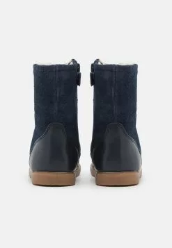 Friboo Leather - Snowboots- Dark Blue -Aanbiedingen Kleding Trend Winkel 9dc11cdccb9349adb205410a04cd74f1