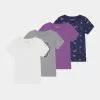 Friboo 4 Pack - T-Shirt Print - Multi-Coloured