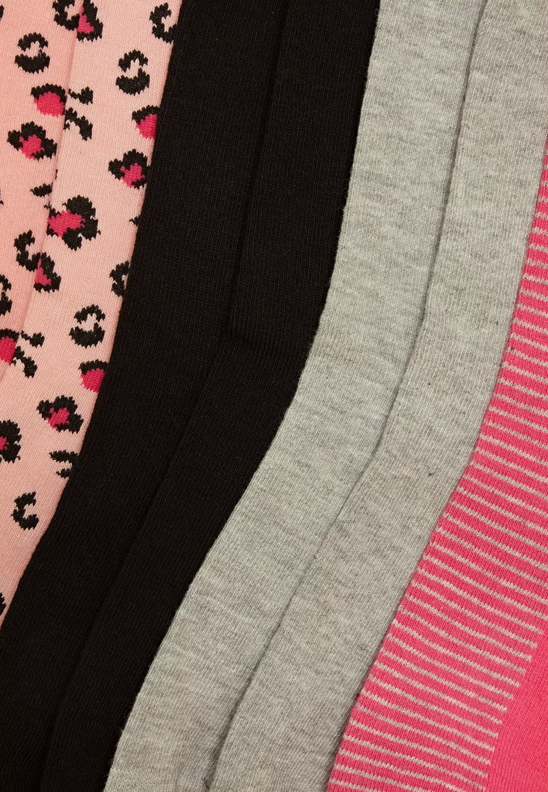 Friboo Girls 7 Pack - Sokken - Grey/Pink/Black 2 Friboo Girls 7 Pack - Sokken - Grey/Pink/Black - Afbeelding 2