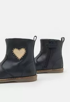 Friboo Leather - Korte Laarzen - Dark Blue -Aanbiedingen Kleding Trend Winkel b4d993148342454cb27fab1dac4c0f3f