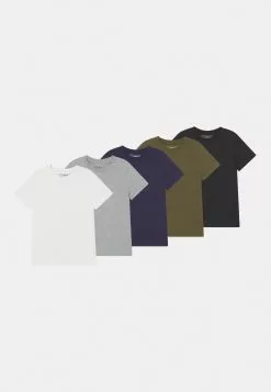Aanbiedingen Kleding Trend Winkel 13 Friboo Tee 5 Pack Unisex - T-Shirt Basic - Multi Coloured