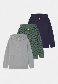 Aanbiedingen Kleding Trend Winkel 15 Friboo Hoodie 3 Pack - Sweater - Blue/Olive/Light Grey