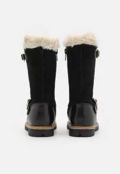 Friboo Leather - Snowboots- Black -Aanbiedingen Kleding Trend Winkel d61da22700d8481b9fae9df3752eb4f4
