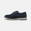 Friboo Leather - Veterschoenen - Dark Blue
