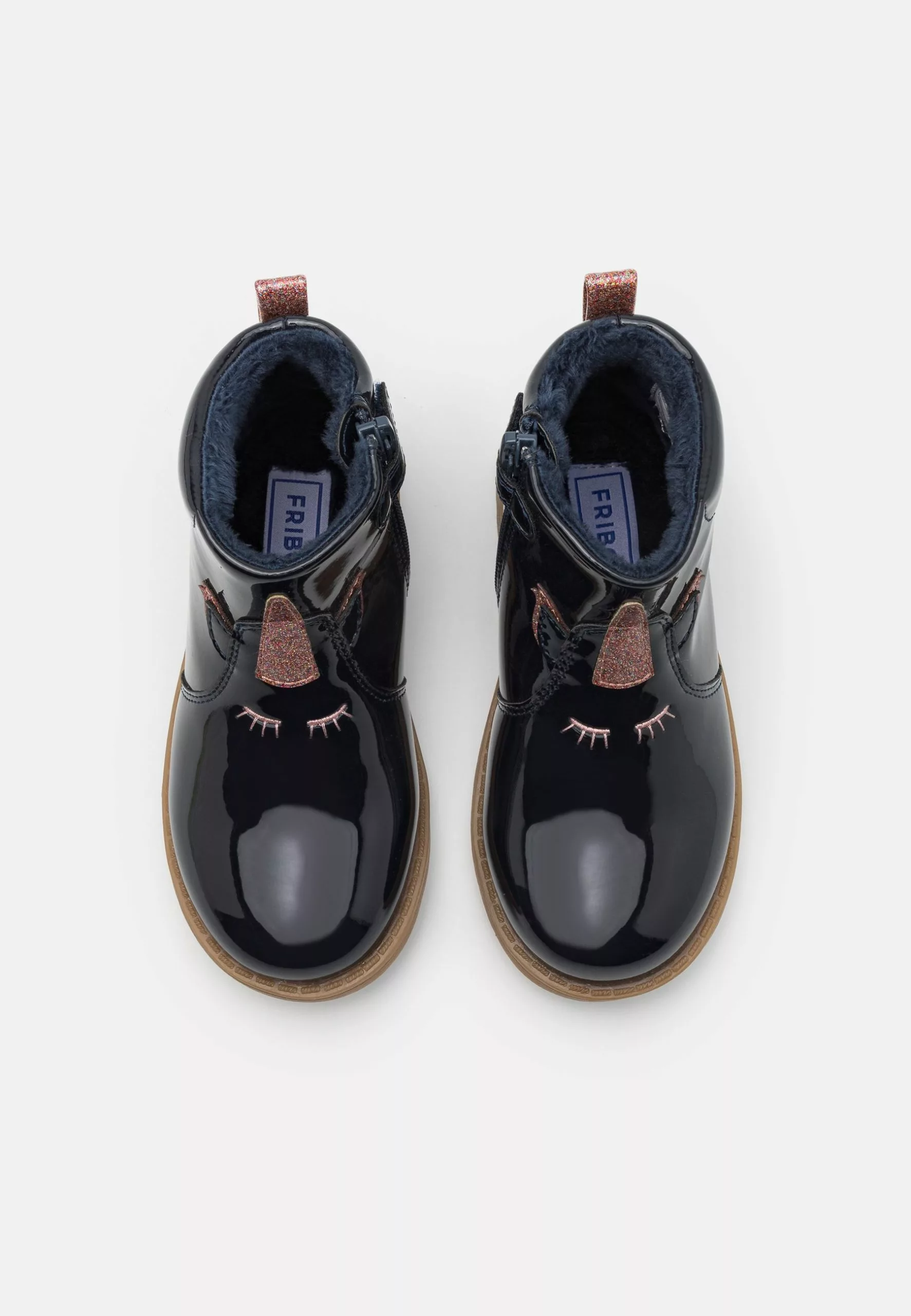 Friboo Korte Laarzen - Dark Blue 4 Friboo Korte Laarzen - Dark Blue - Afbeelding 4