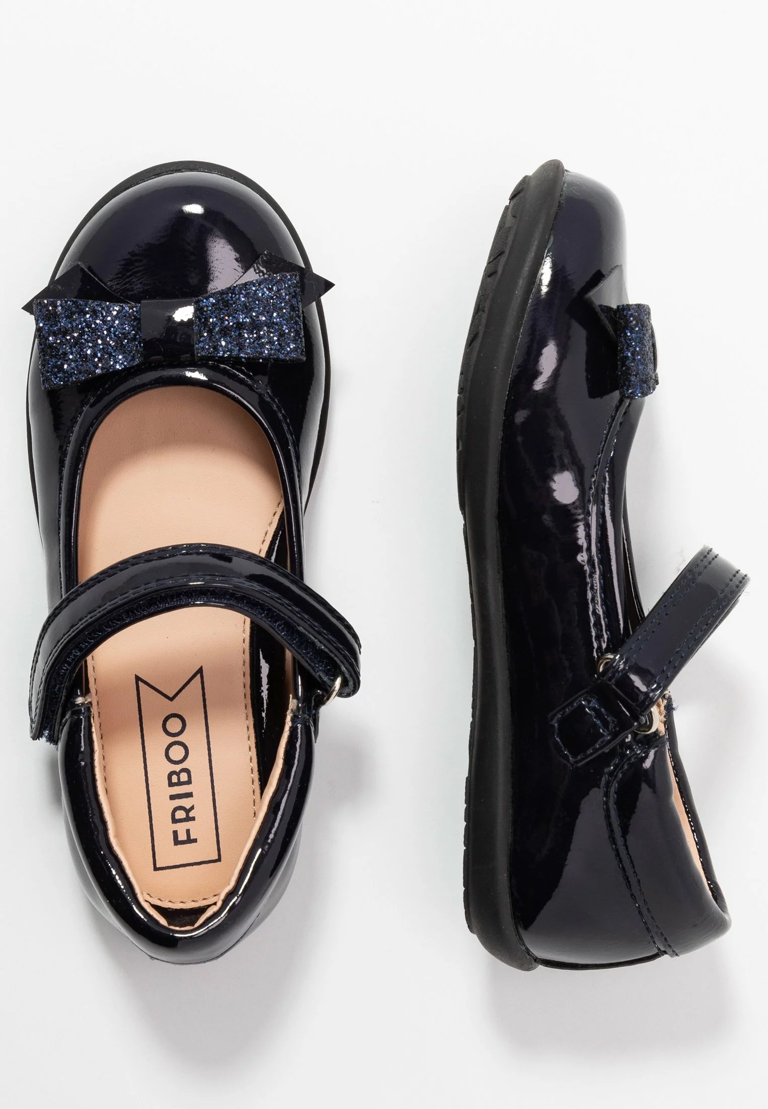 Friboo Ballerina'S Met Enkelbandjes - Dark Blue 1 Friboo Ballerina'S Met Enkelbandjes - Dark Blue