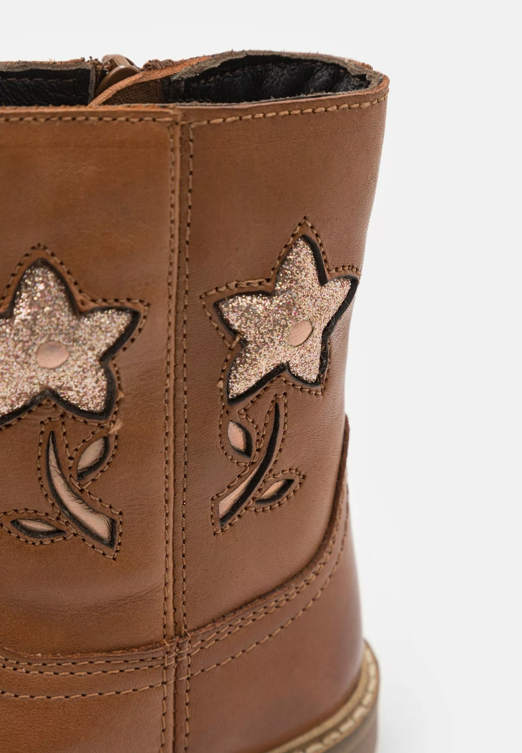 Friboo Leather - Korte Laarzen - Cognac 6 Friboo Leather - Korte Laarzen - Cognac - Afbeelding 6