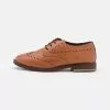 Friboo Leather - Veterschoenen - Light Brown